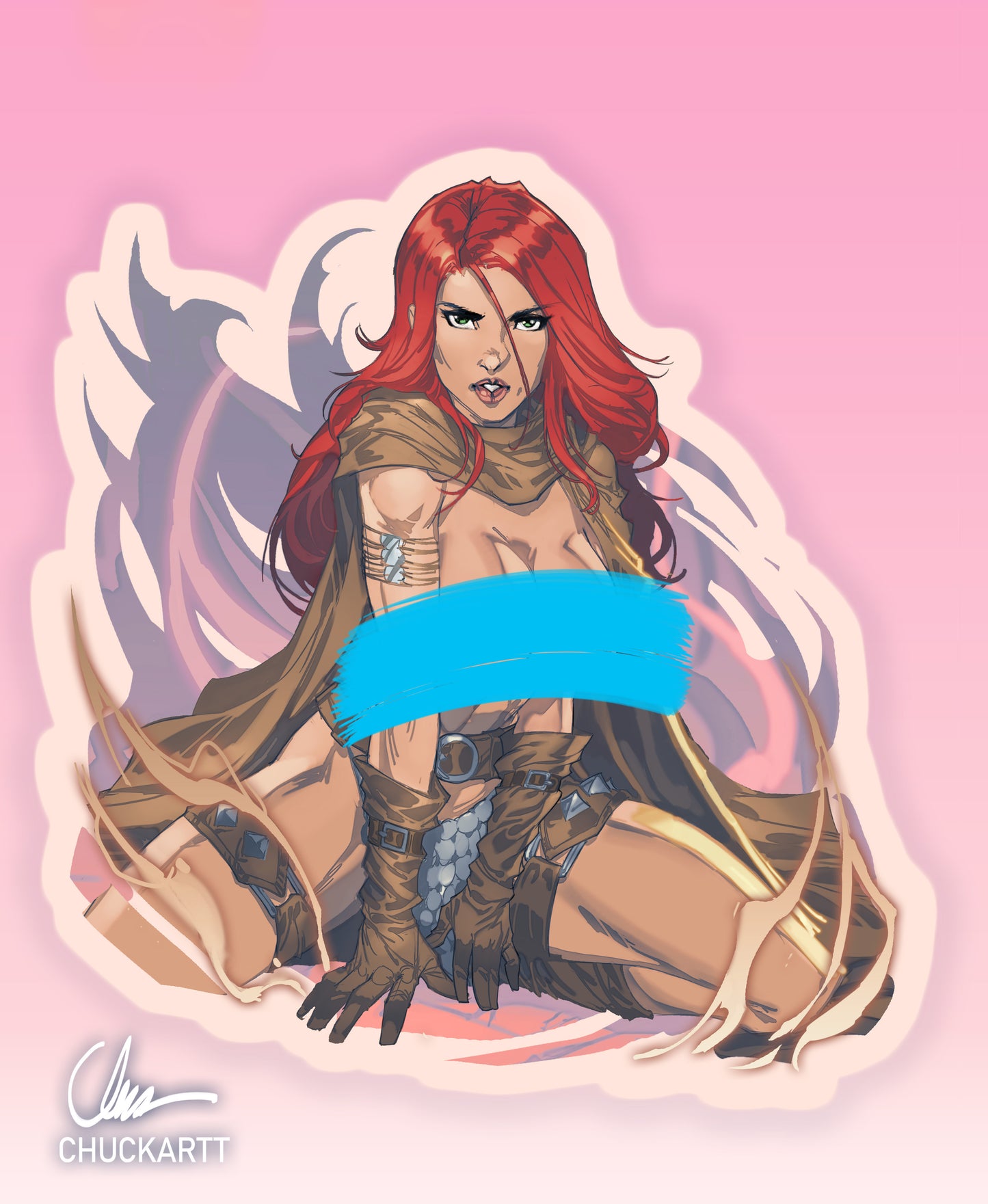 ***Limited Red Sonja Sticker***