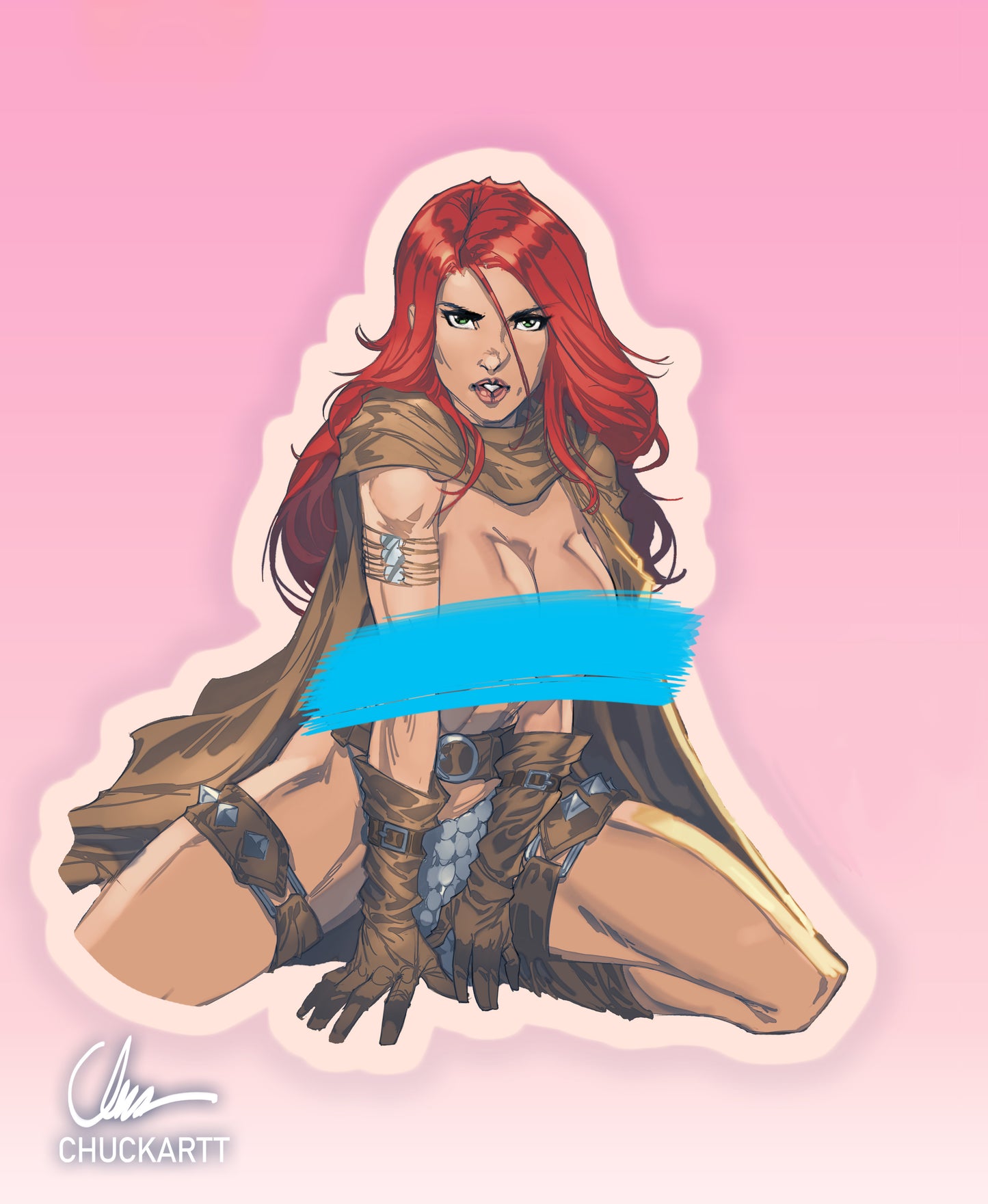 ***Limited Red Sonja Sticker***