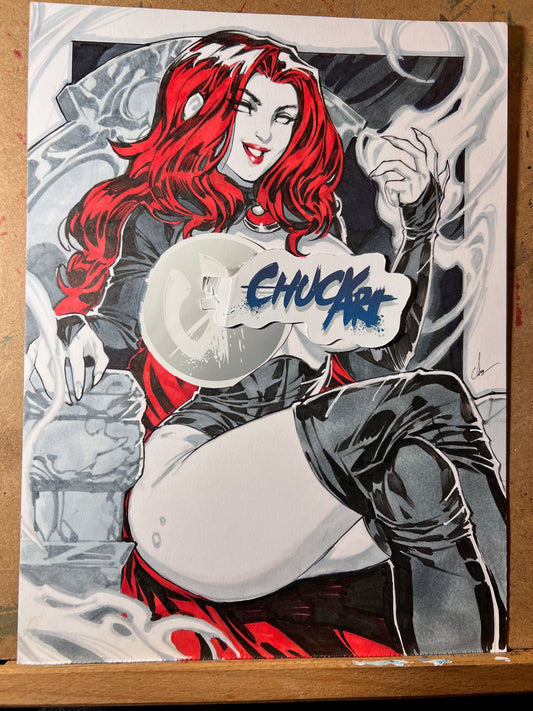 ****  Goblin Queen NSFW pencil/ink Original Art*****