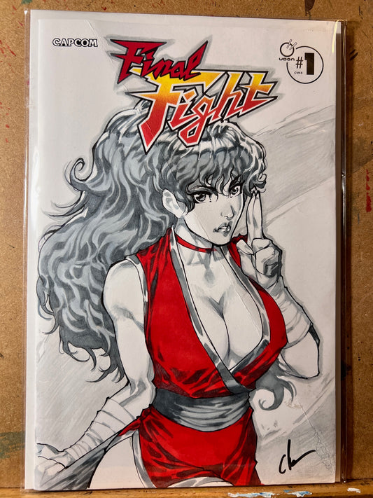 **** DAMAGED Maki colored pencil/ink Original Art*****