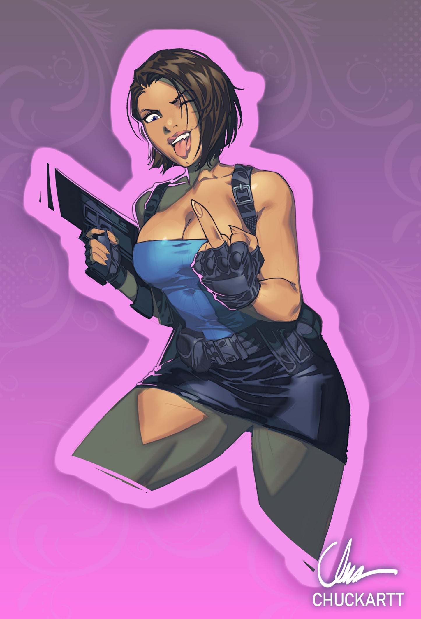 ***Carlos and Jill Stickers***