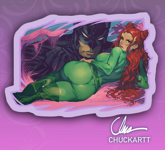 ***Batman Poison Ivy Stickers***