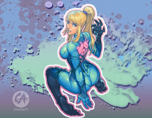 Samus X Venom Sticker