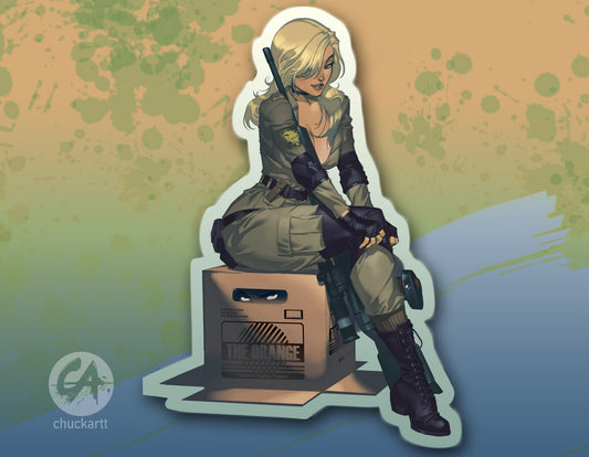 Cover Blown! Sniper Wolf Sticker