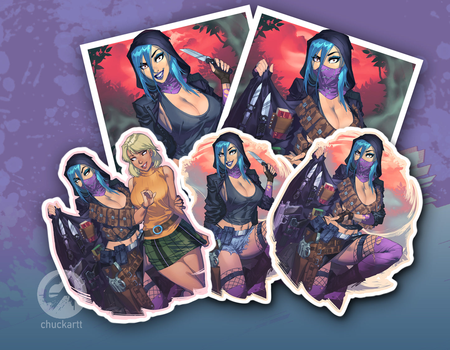 **New!!** Resi 4 Shopkeeper Plus Ashley Stickers