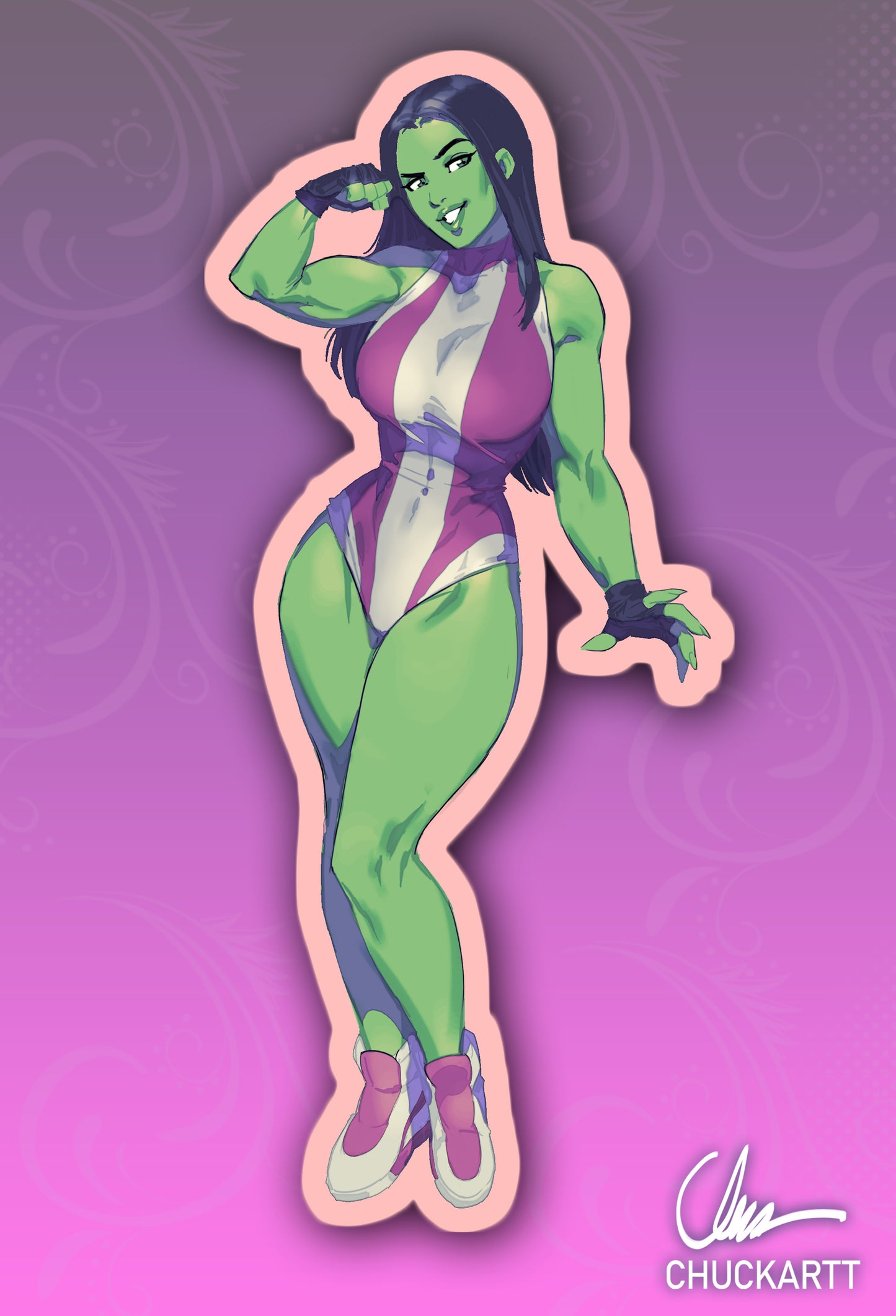 ***She Hulk Stickers***