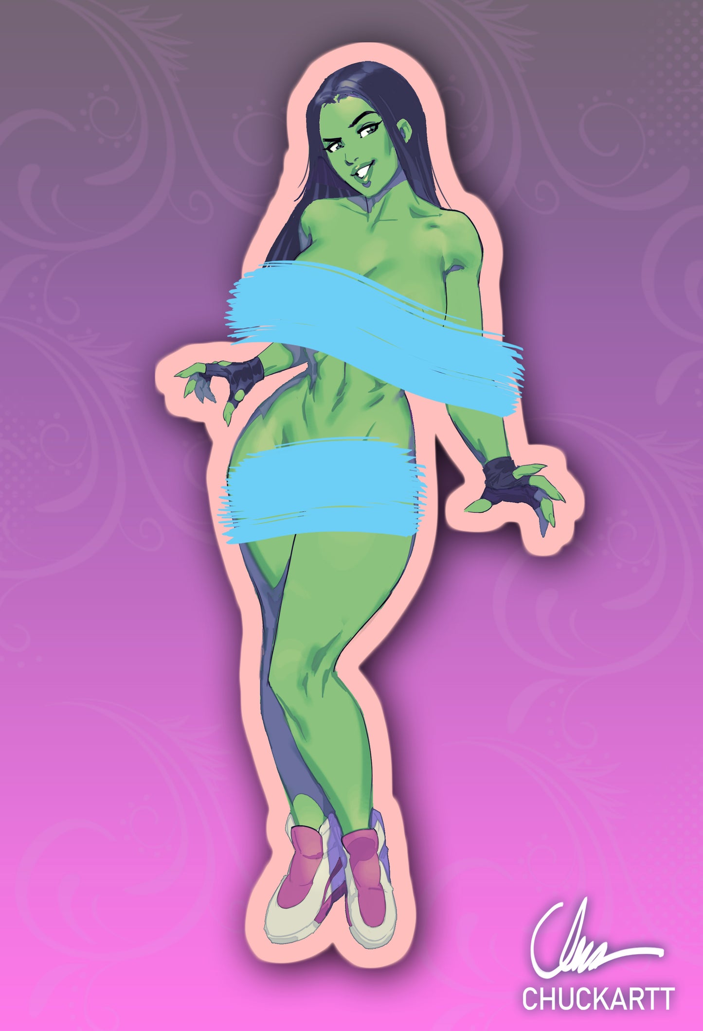 ***She Hulk Stickers***